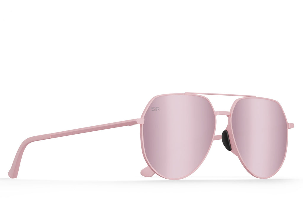 Tangle Free Aviator Hex - Rose Polarized
