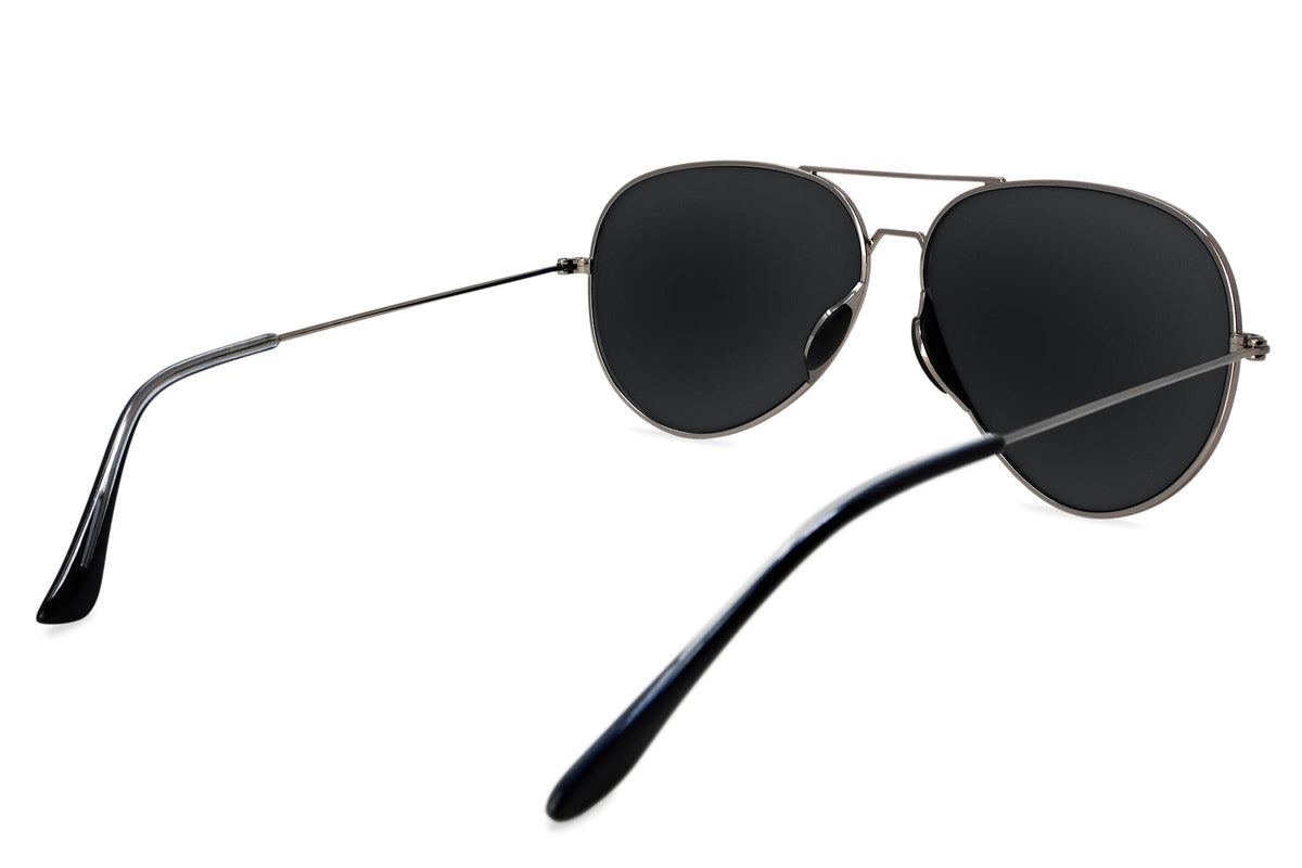 Tangle Free Aviator - Blackout Polarized