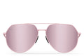Tangle Free Aviator Hex - Rose Polarized